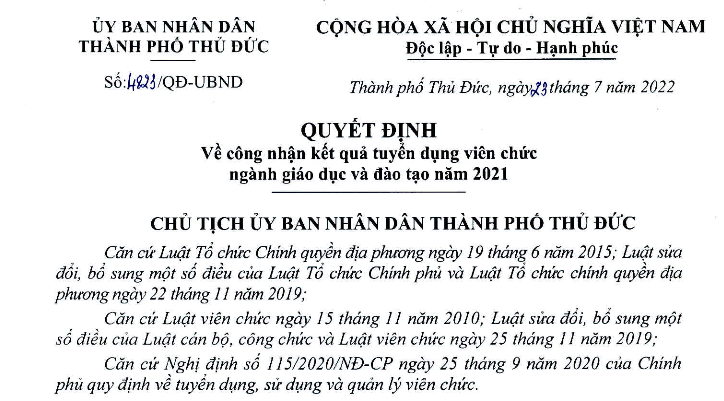 <a href="/tuyen-dung/quyet-dinh-ve-cong-nhan-tuyen-dung-vien-chuc-nganh-giao-duc-va-dao-tao-nam-2021/ctfull/84374/437197">QUYẾT ĐỊNH
về công nhận tuyển dụng viên chức ngành <span class=bacham>...</span></a>